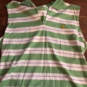 Master's Striped Golf Shirt